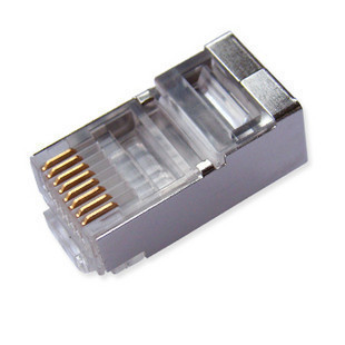 Commercial City Quality Ultra Five Categories Shield Crystal Head RJ45 Crystal Head 8 Core Internet Shield Crystal Head