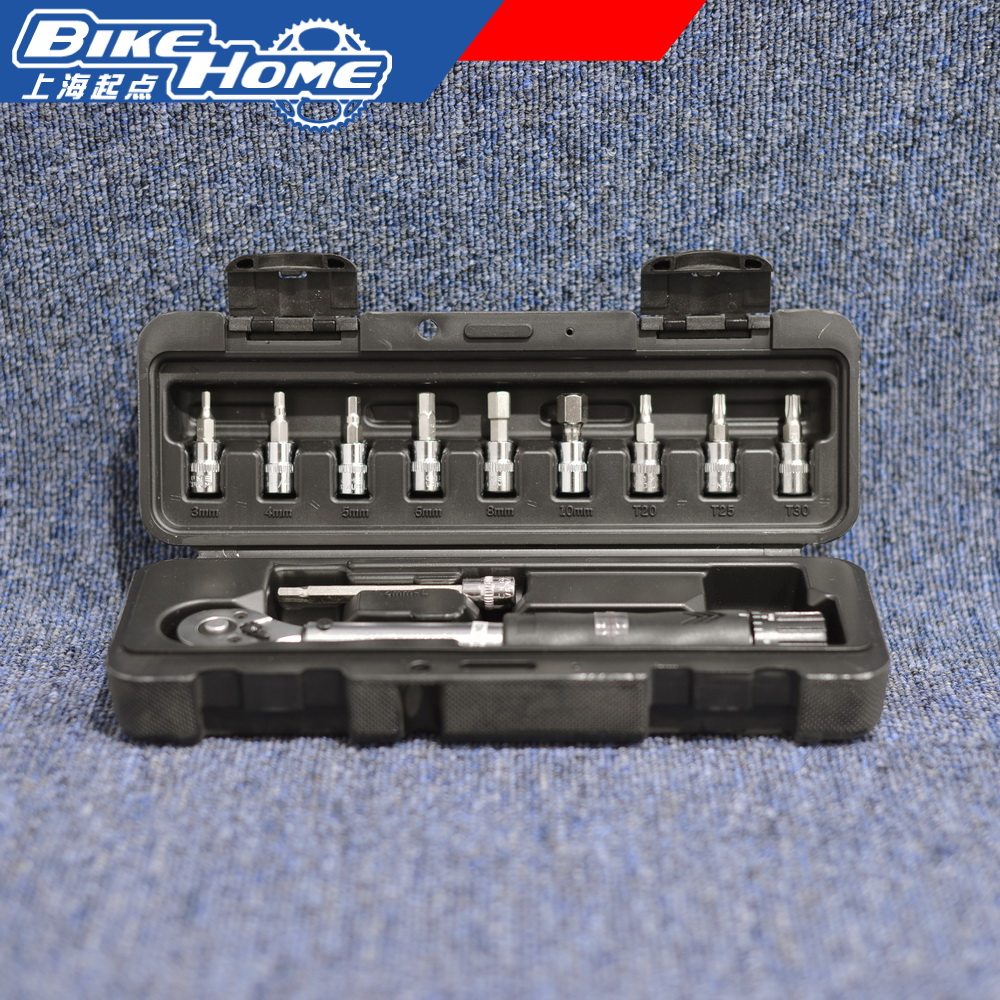 Taiwan preset torque wrench 11 hexagon socket CRV-chrome vanadium steel ratchet wrench set