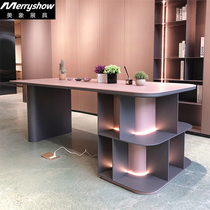 Beauty Elephant Clothing Store Display Table Middle Placed Middle Island Table Womens Clothing Store Middle Island Desk Display Terrace Beauty Nail Table Negotiation Table