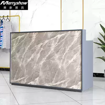 Meixen imitation marble clothing store bar women's clothing store cashier counter simple modern company front desk reception desk
