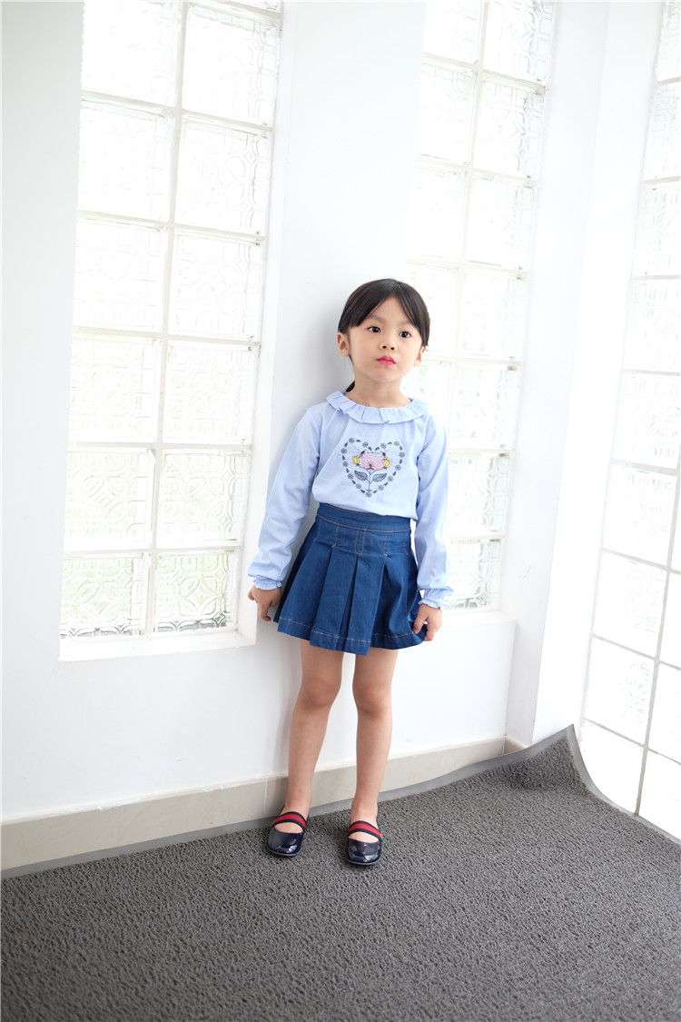 Chemise fille à manche longue - Ref 2087995 Image 13