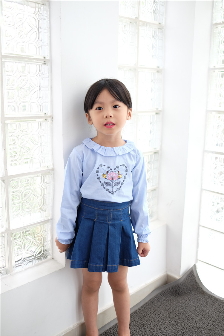 Chemise fille à manche longue - Ref 2087995 Image 9