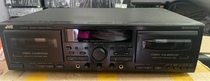JVC TD-W718 dual-card dual-tape cassette stereo tape recorder player
