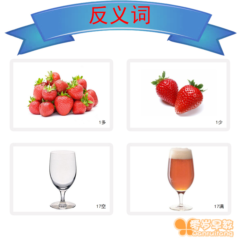 Antonyms Language developmental delay Down's autism autism aba rehabilitation training card Teaching materials Teaching aids card