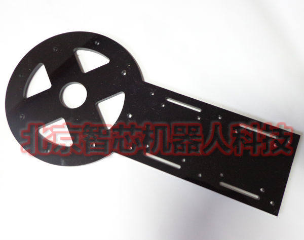 2mm硬铝合金板  2自由度云台 6自由度机械手臂 底板 智芯机器人