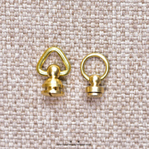 Naughty pure brass band ring monks head spin monks head Pacifier Head Nail Chaab is made of handmade leather with quality hardware