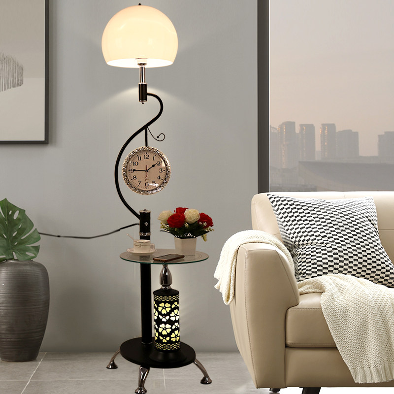 Floor lamp Living room Bedroom minimalist modern sofa set Tea Table Light Creativity American Nordic Watch vertical table lamp