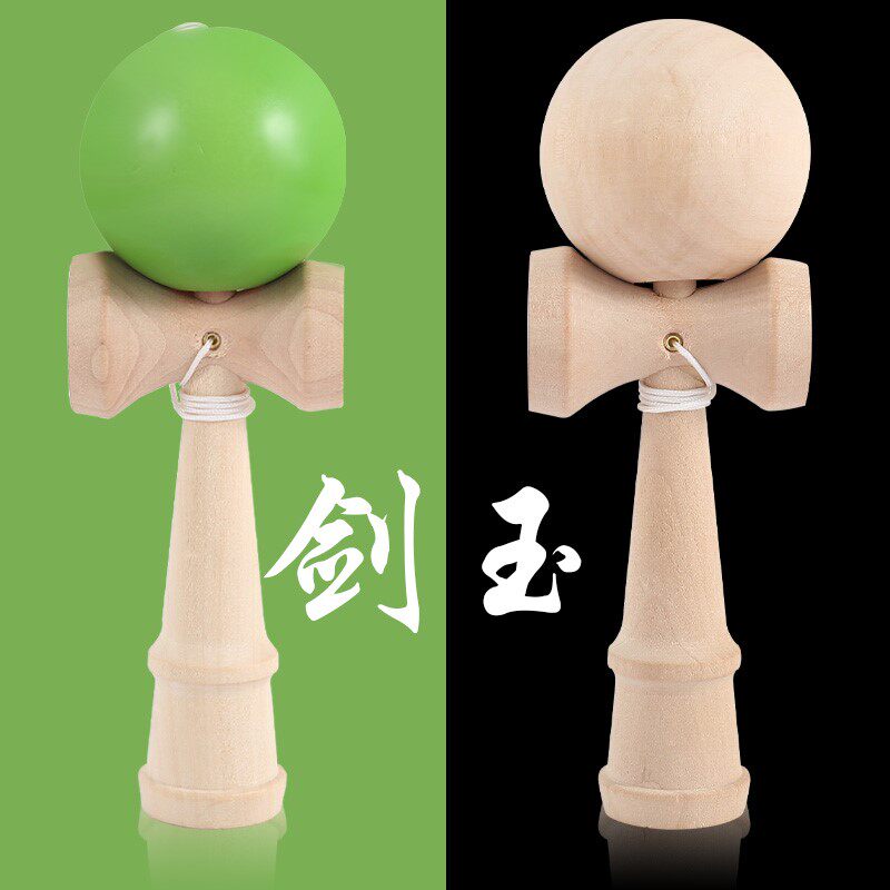 Sword Jade Kendama New Hands Beginology Introductory Professional Skills Ball Sword Ball Japan Japan Day Lunar Log Soul