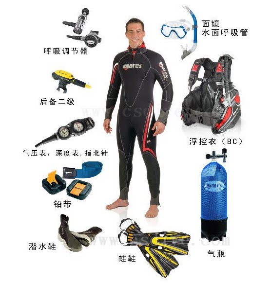 Deposit link-scuba diving full set of equipment rental full set of diving equipment accessories complete Diving supplies