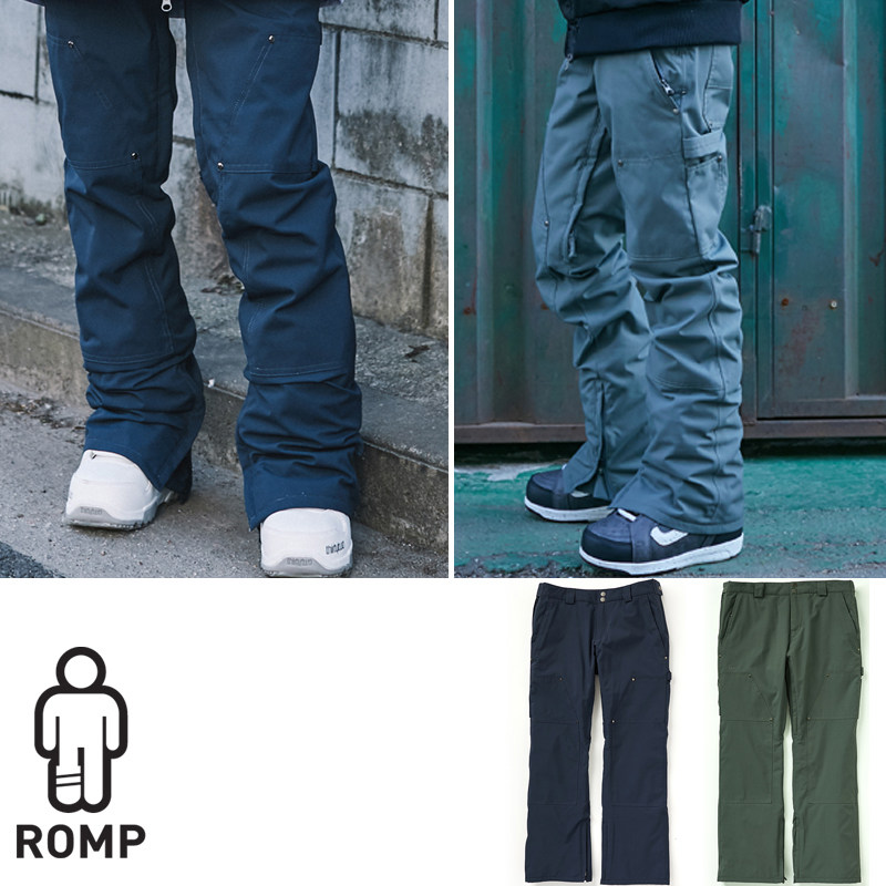 17 18ROMP Korean men and women in the same snow ground pants punching pants outdoor winter single double board ski pants