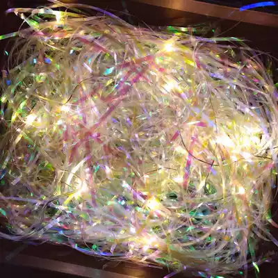 Miss Card gift box filled with paper silk raffia grass candy joy box accessories gift with 20g multi-color