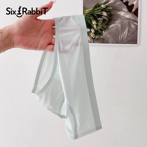Кролик, шелковые трусы, дышащие тонкие штаны, шорты для школьников, нижнее белье