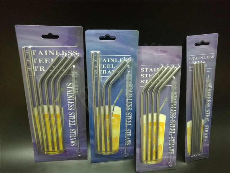 Merson Cup special 304 stainless steel sucker lengthened environmentally-friendly straw food-grade cutlery straw