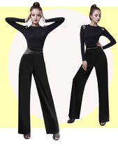 Ballroom dance national standard dance high elastic female shape dance pants square dance Straight Dance dance pants modern dance pants