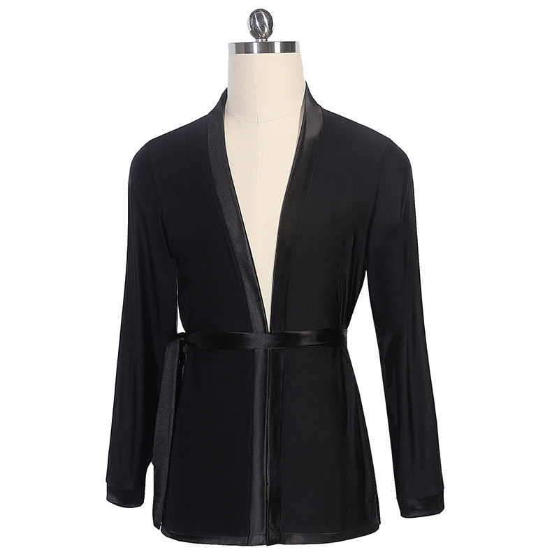 Bright edge men's Latin dance suit tops men's tops competition suits dance costumes national standard dance performances dance clothes