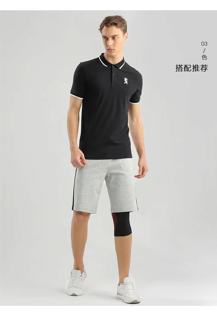 Áo sơ mi cộc tay Giordano nam cổ điển thêu ngọc trai cotton mỏng tay áo ngắn ve áo Áo sơ mi 01017250 áo khoác polo
