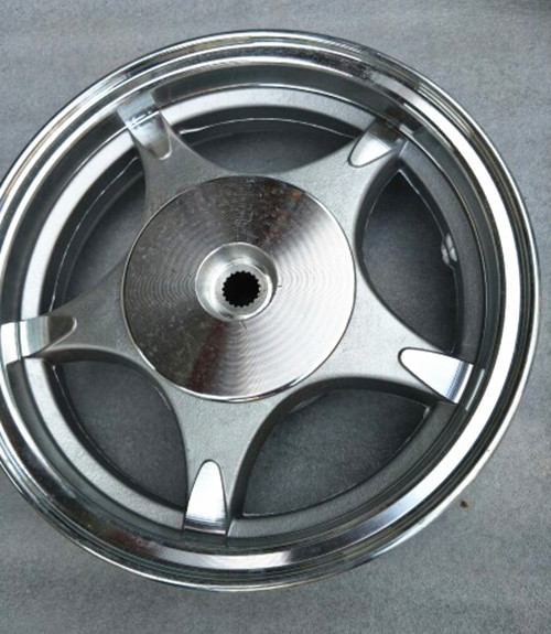 Bắt chước đại bàng nhanh Quảng Dương Qiaoge Snow White Shark xe tay ga 125 sau vành bánh xe hợp kim nhôm 2.50-10 - Vành xe máy vành xe honda