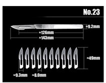 Super hard No 11 23 maintenance engraving knife engraving knife 10 blades for PCB circuit boards etc