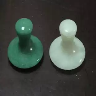 Jade eye massage mushroom Jade massager Mushroom facial scraping plate Temple massage scraping stick