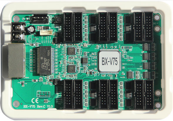 BX-V75 full-rehearsal synchronous control card supports single bicoloured and fully-rehearsal one thousand trillion network card for sending synchronous control card