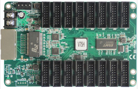 BX-V75H Yangbang Full Color Synchronization Acceptance Card Synchronization of 16 Portable 75 Control Card Supports Gigabit Net Card Sending