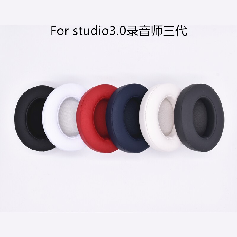 Recorder Three generations of earmuds studio3 headphones Sets Magoacoustic Wireless Sponge Leather Cushion Original headphone accessories