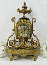 French Antique Bronze Mantel Mantel Side Sword Holder Louis XVI Clock Ornaments Living Room Decoration