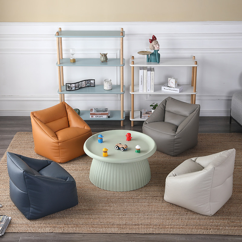 Children's small sofa reading corner cute cartoon boy princess seat mini lazy sofa learning single bean bag