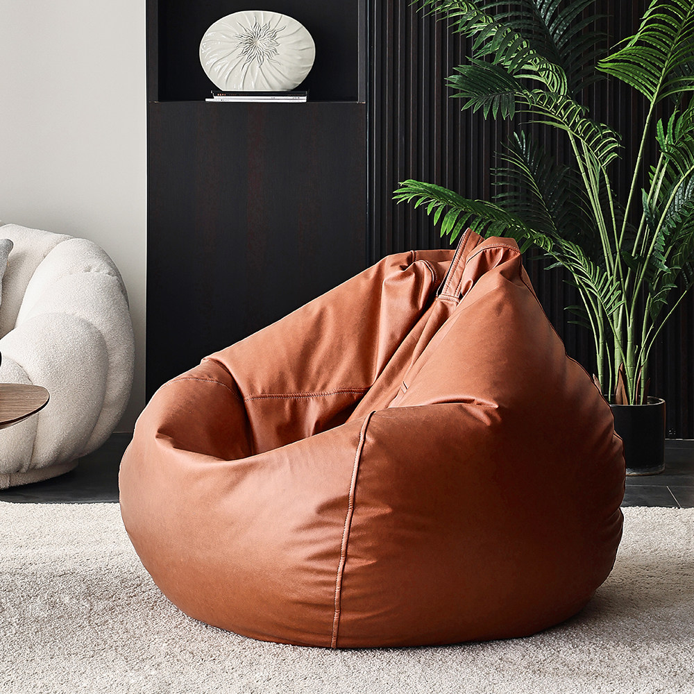 Nordic single sofa tatami technology cloth light luxury small apartment living room bean bag sofa lazy sofa adult