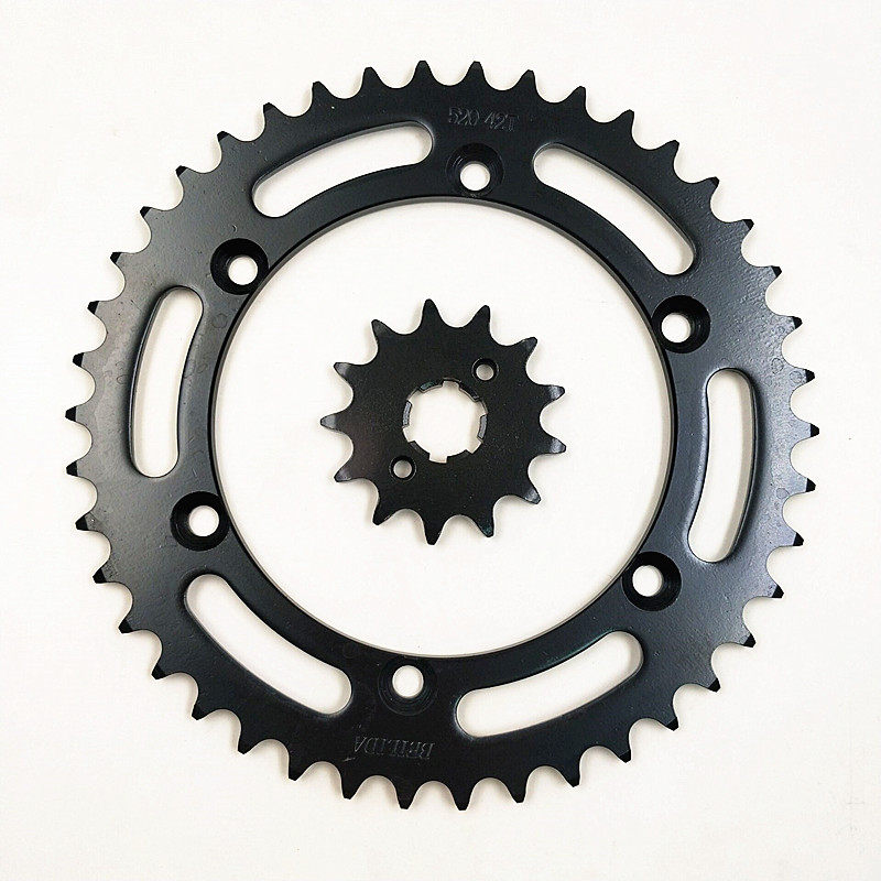 Kawasaki KDX125 KDX200 KDX220 KDX250 KLX250 front and rear size tooth sprocket chain plate