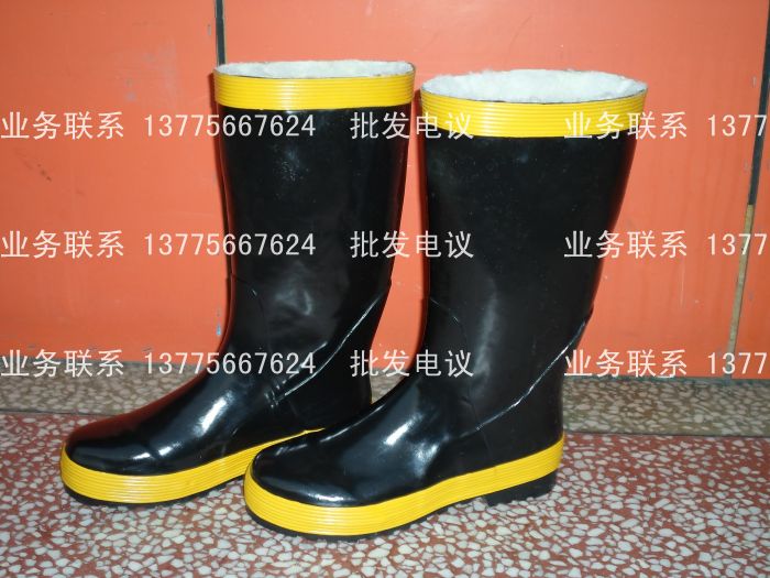 Cotton fireman fire protection boots Fire boots fire boots fire rubber boots Steel plate bottom 10 pairs of starting shots