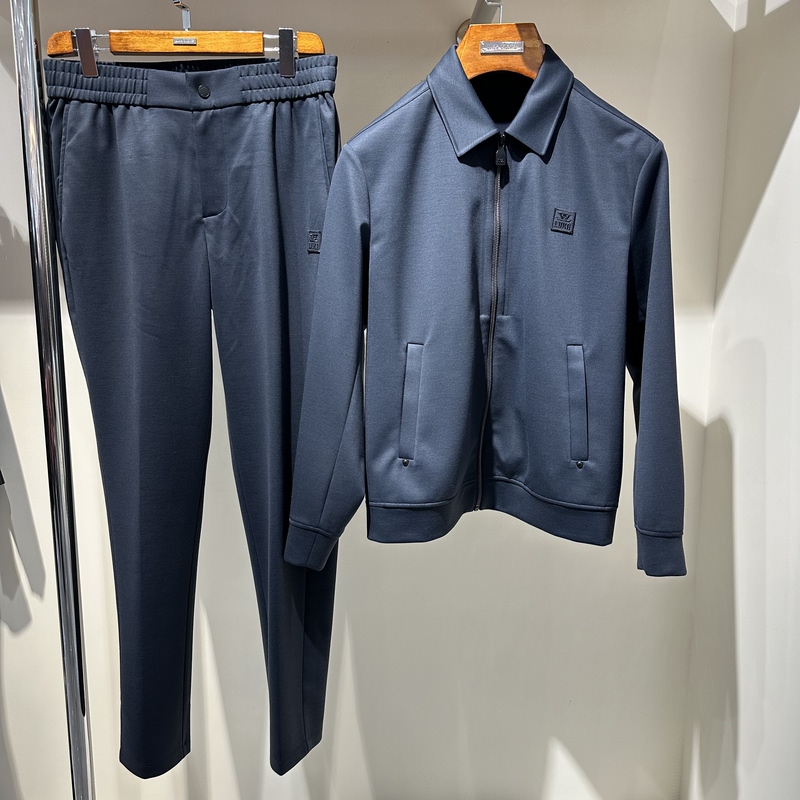 Luca Di Long Exclusive Spring New Product, Skin-Friendly and Breathable Sheep Wool Fashion Casual Suit 112255106A