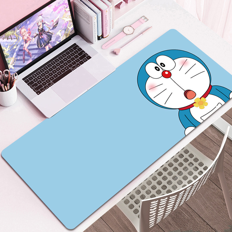 Doxa A dream cute oversized mouse mat blue fat Sub-dresses Cat Cartoon Lock Side Women Office Wash Writing Desk Cushion-Taobao