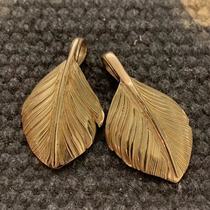 GOROS Takahashi Goro whole golden sunflower leaf golden sunflower feather golden melon seed feather pair price