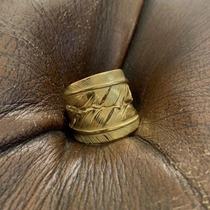 Goro Takahashi GOROS Full gold double gold feather ring Day size No 6 spot goros