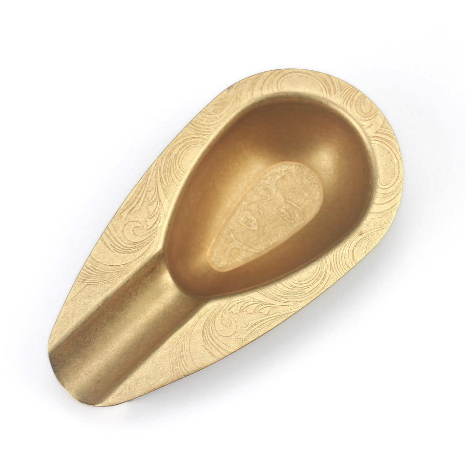 Monsoon JIFENG Cigar Tobacco Ashtray Pure Bronze Vintage Tobacco Ashtray Practical Living Room Office Desktop Furnishing Gift