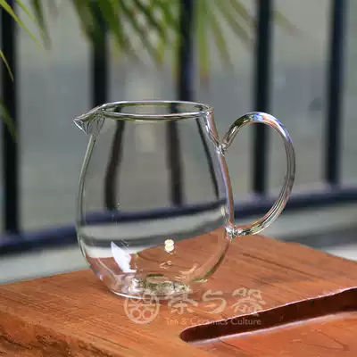Taiwan Henglian Tea set Glass fair cup Dragon egg male cup with handle Tea sea tea cup Home office tea ceremony Tea mat