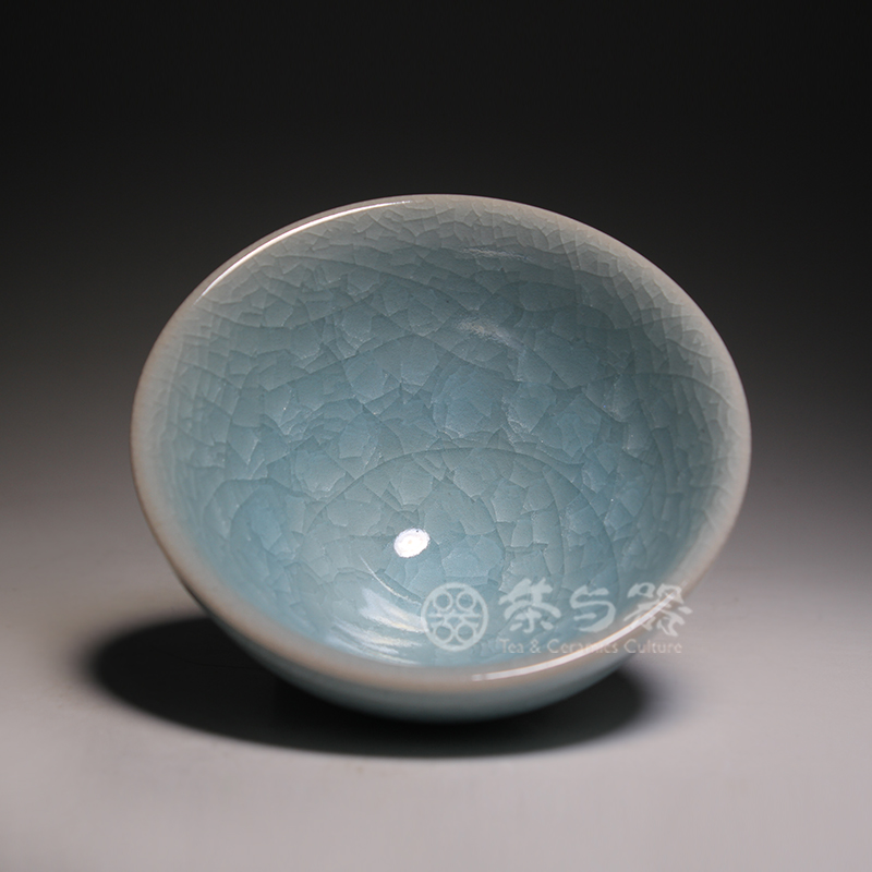 Tea and instrumental sales over 100 Taiwan Sanhi Ceramics C90 Ice Cracked Cup Green porcelain Tea Cup Gongfu Tea Cup Master's Cup