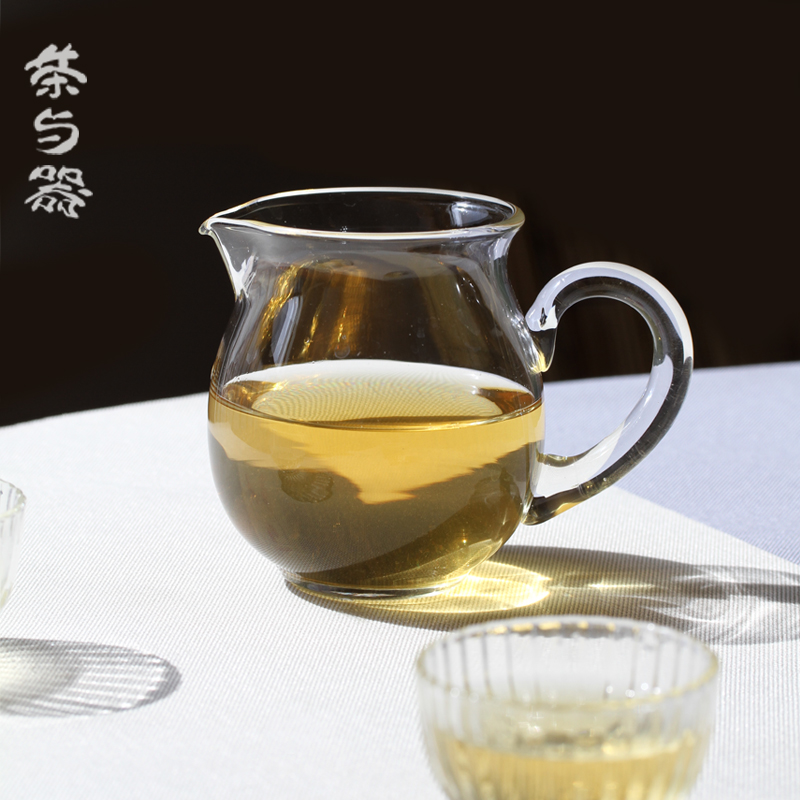 Tea & Instrumental New Taiwan Trig Ceramic R73 Standard Big Glass Justice Cup Tea Sea Public Cup Thick