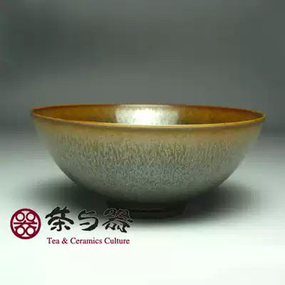 (Tea and utensils)Taiwan Xiaofang Kiln early classic oil drop Tianmu Cup hand-drawn blank(Collection appreciation)