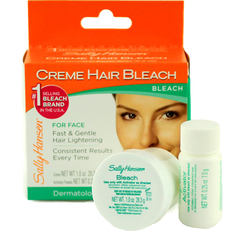 Sally Hansen Bleaching Agent Hu Dyed Mustache Hairs To Face Lip