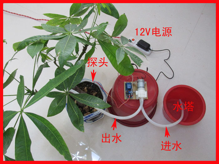 自动浇花套餐 自动灌溉模块DIY套装 土壤湿度检测 自动浇水套件
