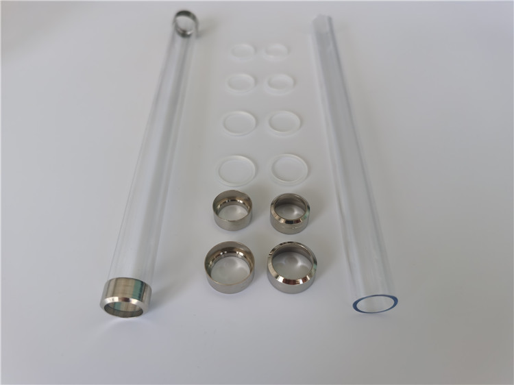 Laser machine cutting machine glass tube filter purple tube welding machine glass tube laser guide tube laser cavity lamp tube sleeve