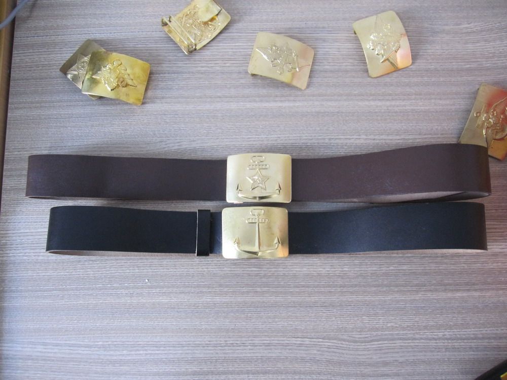 Soviet belt Soviet copper head belt Russian copper head belt Russian belt Russian belt Soviet cow leather belt