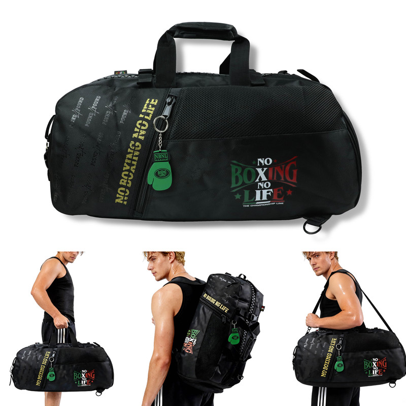 Noboxingnolife Brand Fighting Equipment Bag Boxing Muay Thai Fighting Training Bag Boxing Sports Bag
