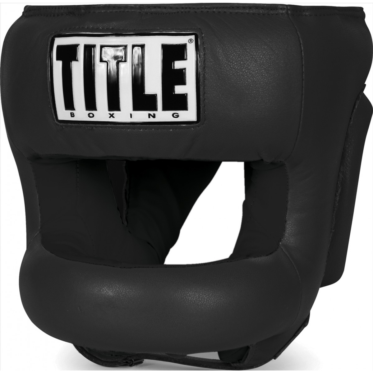 TITLE FACE PROTECTOR Horizontal Beam Protective Genuine Leather Boxing Taoxing Helmet