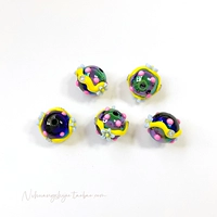 Синее звездное небо в форме цветка, украшение-шарик, 1 шт