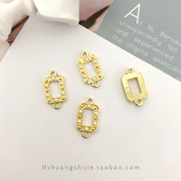 Металлическая прямоугольная подвеска из жемчуга, 3mm