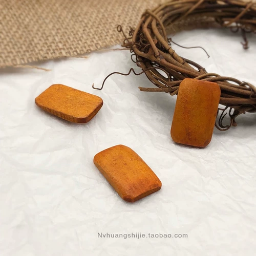 Ретро деревянное кольцо, серьги, аксессуар, DIY