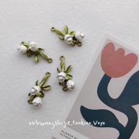 Подвеска, 1 шт, орхидея, 9mm